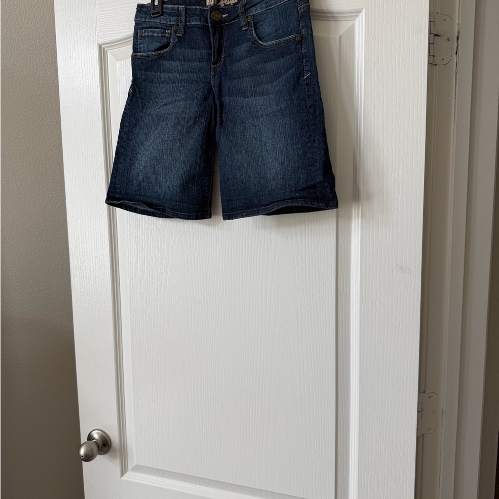 Kut from the Kloth Dark Blue Jean Shorts